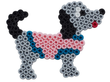 Hama Perles à repasser midi 'Petit chien/poupée', en blister