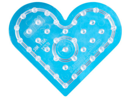 Hama Plaque pour perles à repasser 'Petit coeur'