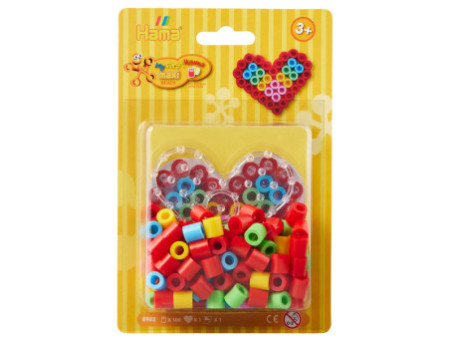 Hama Perles à repasser maxi 'Petit coeur', sous blister