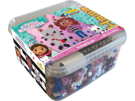 Hama Perles à repasser maxi+plateau 'Gabbys Dollhouse', Box