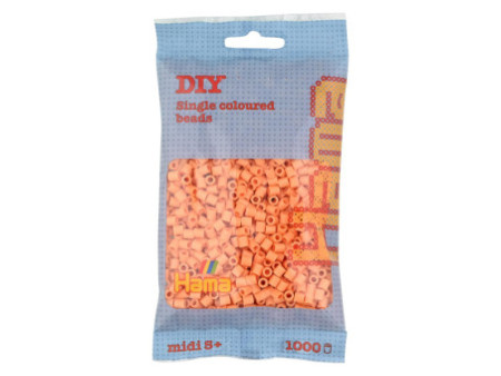 Hama Perles à repasser midi, sachet, abricot clair