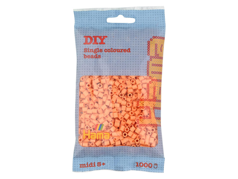 Hama Perles à repasser midi, sachet, abricot clair
