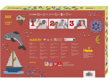 Hama Perles à repasser midi 'Allround', coffret cadeau