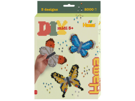 Hama Perles à repasser midi 'Papillons', coffret cadeau