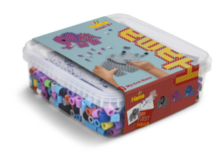 Hama Perles à repasser maxi + plaque 'Éléphant', boîte