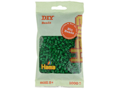 Hama Perles à repasser Bio midi, sachet, vert