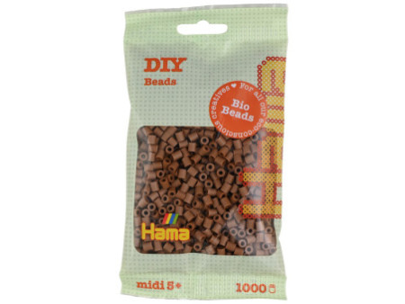 Hama Perles à repasser Bio midi, sachet, nougat
