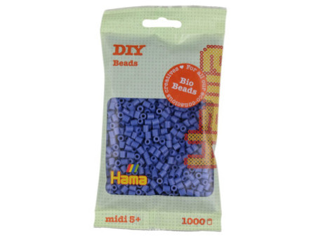 Hama Perles à repasser Bio midi, sachet, lavande