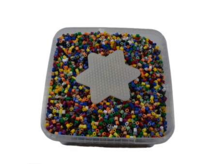 Hama Perles à repasser Bio midi 'mix de couleurs', boîte