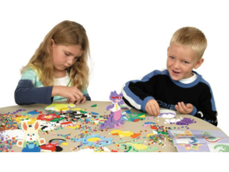 Hama Perles à repasser Bio midi 'mix de couleurs', boîte