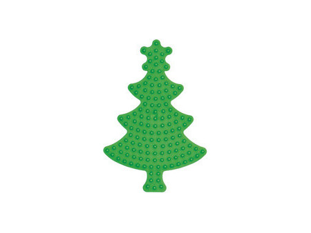 Hama Plaque pour perles midi 'Sapin de Noël', petit, vert