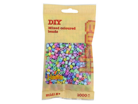 HAMA Perles à repasser midi 'Mix Pastel', en sachet