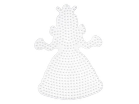 HAMA Plaque pour perles midi 'princesse, reine', blanc