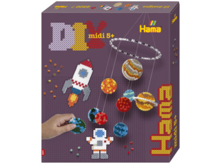 Hama Perles à repasser midi 'Mobile spatial', coffret cadeau