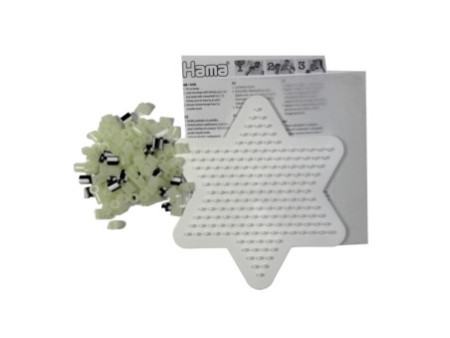 Hama Perles à repasser midi 'Étoile lumineuse', blister