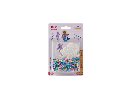 Hama Perles à repasser midi, assorti en 4 motifs, présentoir