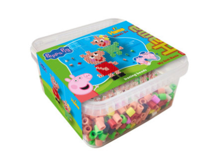 hama Perles à repasser maxi + Plaque 'Peppa & sa soeur'