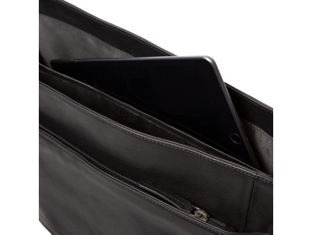 PRIDE&SOUL Sac à bandoulière URBAN, cuir, noir