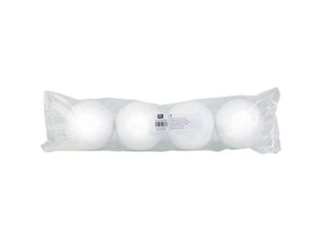 KNORR prandell Set de boules en polystyrène, blanc