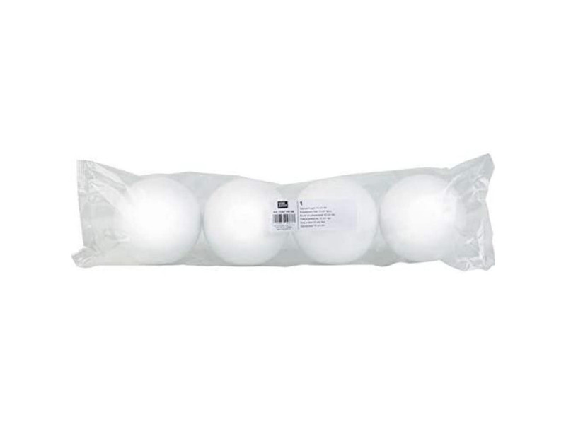 KNORR prandell Set de boules en polystyrène, blanc