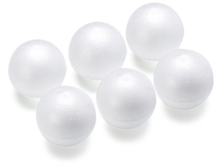 KNORR prandell Set de boules en polystyrène, diamètre: 50 mm