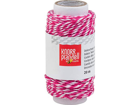 KNORR prandell Ficelle déco / Cordon déco, 20 m, vert foncé
