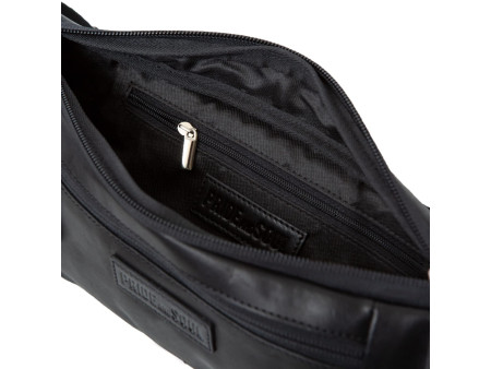 PRIDE&SOUL Sac ceinture STREET, cuir, noir