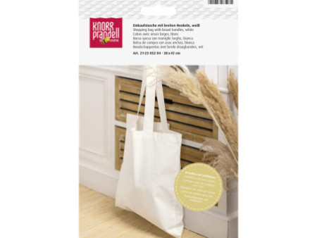 KNORR prandell Sac de courses en coton, blanc