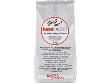 KNORR prandell Masse de coulée keraquick, 1 kg, blanc