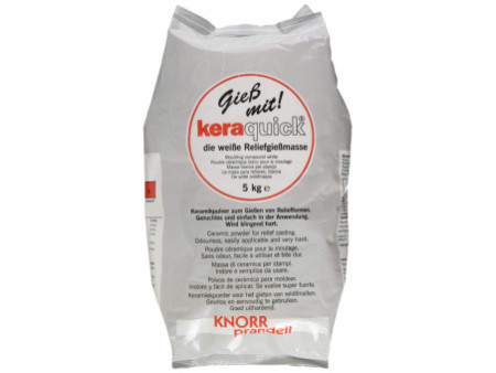 KNORR prandell Masse de coulée keraquick, 5 kg, blanc