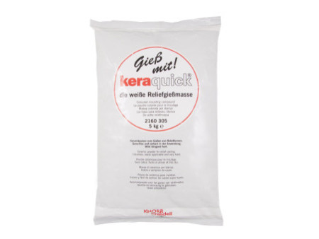 KNORR prandell Masse de coulée keraquick, 5 kg, blanc