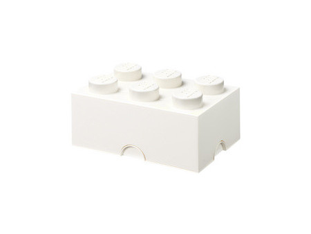 LEGO Brique de rangement STORAGE BRICK 6, 8,47 L, noir