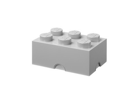 LEGO Brique de rangement STORAGE BRICK 6, 8,47 L, blanc