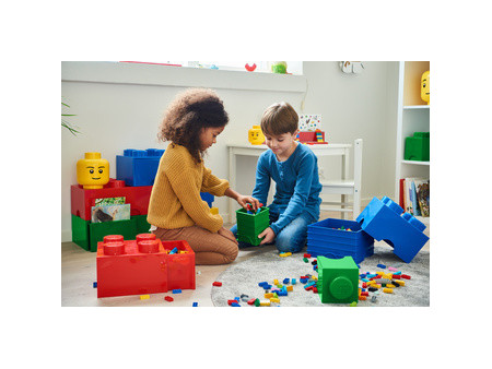 LEGO Brique de rangement STORAGE BRICK 1, 1,2 litre, bleu