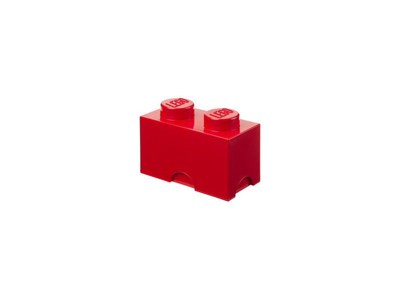 LEGO Brique de rangement STORAGE BRICK 2, 2,6 L, rouge
