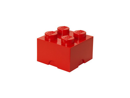 LEGO Brique de rangement STORAGE BRICK 4, 5,7 L, jaune
