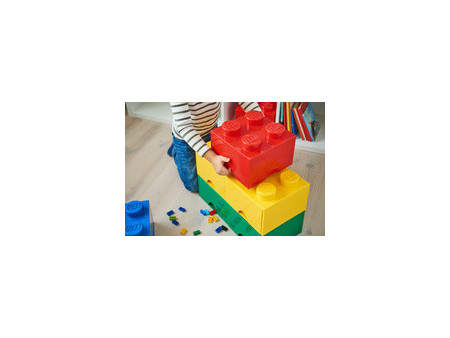LEGO Brique de rangement STORAGE BRICK 4, 5,7 L, jaune