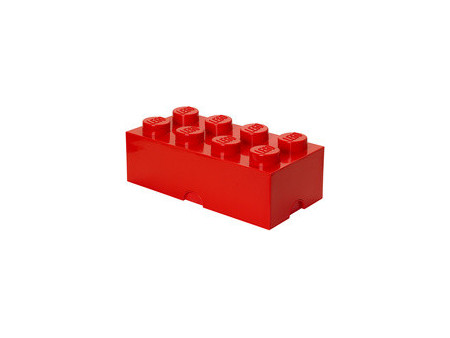 LEGO Brique de rangement STORAGE BRICK 8, 12 L, rouge