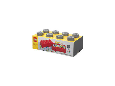 LEGO Brique de rangement STORAGE BRICK 8, 12 litres, gris