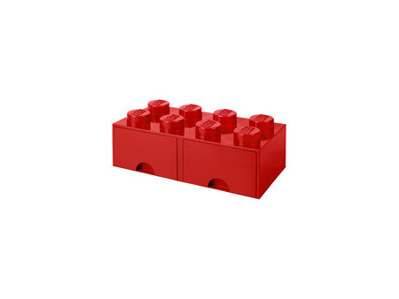 LEGO Brique tiroir STORAGE BRICK DRAWER 8, 2 tiroirs, bleu
