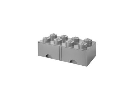 LEGO Brique tiroir STORAGE BRICK DRAWER 8, 2 tiroirs, blanc