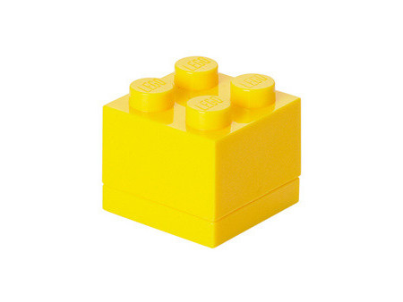 LEGO Boîte à snack MINI BOX 4, 60 ml, jaune
