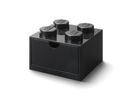 LEGO Brique tiroir DESK DRAWER 4, 1 tiroir, noir