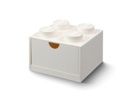 LEGO Brique tiroir DESK DRAWER 4, 1 tiroir, blanc