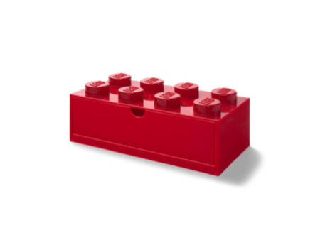 LEGO Brique tiroir DESK DRAWER 8, 1 tiroir, rouge
