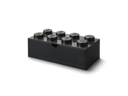 LEGO Brique tiroir DESK DRAWER 8, 1 tiroir, noir