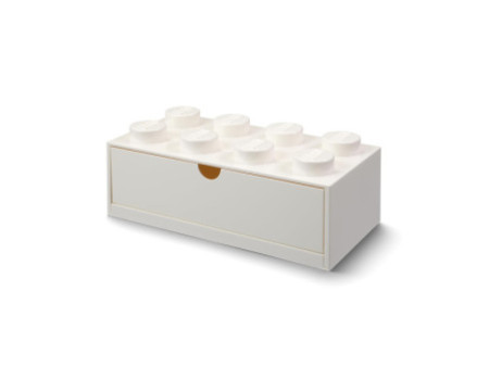 LEGO Brique tiroir DESK DRAWER 8, 1 tiroir, blanc