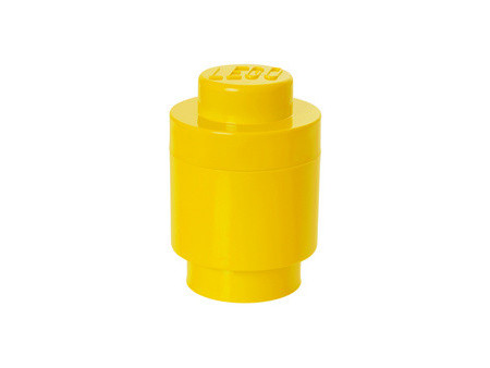 LEGO Brique de rangement STORAGE BRICK 1 ROUND, 950ml, jaune