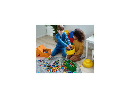 LEGO Boîte en forme de tête STORAGE HEAD BOY, L, jaune