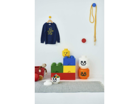 LEGO Boîte en forme de tête STORAGE HEAD PUMPKIN, L, orange